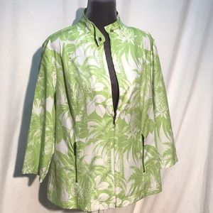 Additions by Chico’s tropical jacket size 1